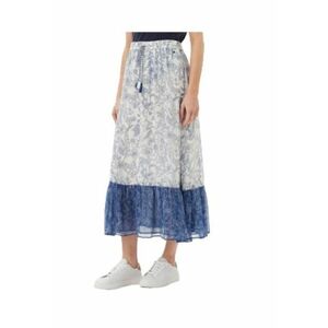 Fusta dama - poliester - albastru/alb - imagine