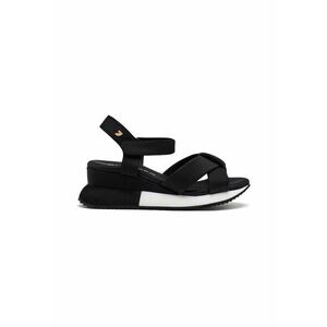 Sandale cu talpa wedge si inchidere velcro imagine