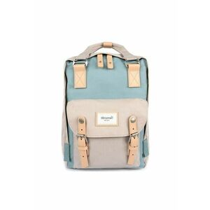 Rucsac rezistent la apa cu buzunar exterior No. 13 Double Autumn S - bleu - bej imagine