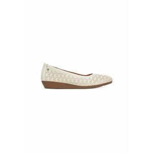 Balerini W3U-5752 - Piele naturala - Alb imagine