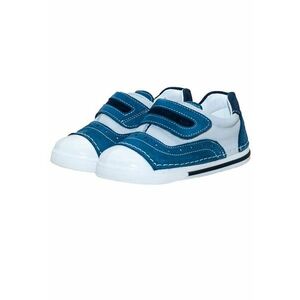 Pantofiori stil tenisi - baieti - din piele naturala - 052A imagine