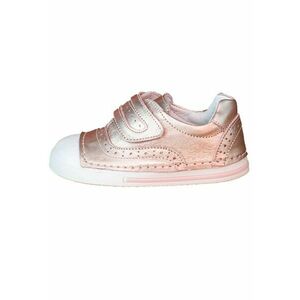 Pantofiori stil tenisi - cu scai - 052 - Roz metalizat - imagine