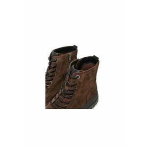 Bocanci de drumetie barbati PMS50249 - Piele naturala - 41 EU - Maro imagine