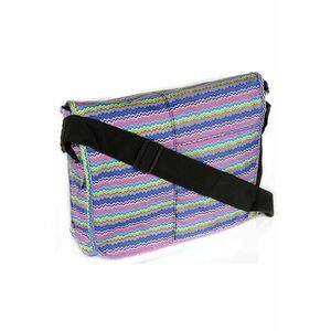 Geanta dama Crossbody - 15 inch - material textil - model cu design interesat - curea reglabila imagine
