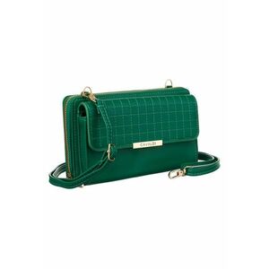 Geanta dama - case - compacta - verde - cu curea detasabila imagine