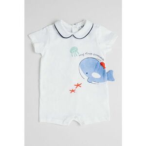 Salopeta de bumbac cu imprimeu imagine