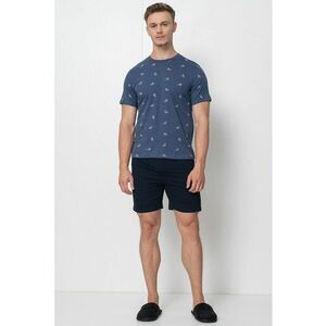 Pijama cu maneci scurte si model imagine