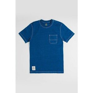 Tricou de bumbac cu buzunar pe piept imagine