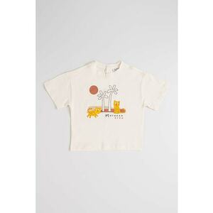 Tricou de bumbac cu imprimeu grafic imagine