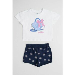 Set de tricou de bumbac si pantaloni - 2 piese imagine