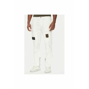 Pantaloni barbati 251PA1387CT1493 - Bumbac - Alb imagine