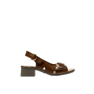 Sandale dama - piele naturala - maro imagine