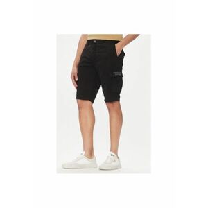 Pantaloni scurti barbati 251BE066CT1122 - Bumbac - Negru imagine