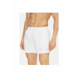 Pantaloni scurti de baie barbati Emporio Armani - 7M000519 AF13049 - Poliester - Alb imagine