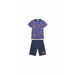 Pijama baieti 3X0Y0P08Q - Bumbac - Bleumarin imagine