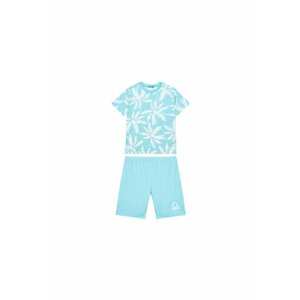 Pijama baieti 3X0Y0P08Q - Bumbac - Albastru imagine