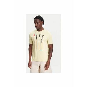 Tricou barbati 3BL0U10AG - Bumbac organic - Bej imagine