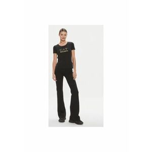 Tricou dama Emporio Armani - 8NTT67 TJDQZ - Bumbac/Modal - Negru imagine