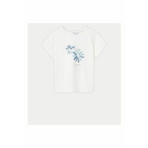 Tricou fete 6020 - Bumbac/Elastan - Ecru imagine
