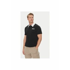 Tricou polo barbati 351R2IW - Bumbac - Negru imagine