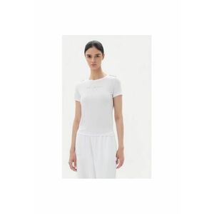 Tricou dama Emporio Armani - 7W000274 AF12945 - Poliester/Viscoza - Alb imagine