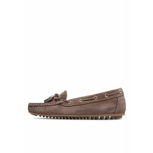 Mocasini dama 9809 - Piele naturala - 35 EU - Maro imagine