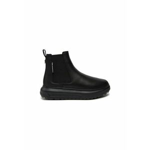 Botine cu glezna joasa pentru barbati KL57540 - Piele naturala - 40 EU - Negru imagine