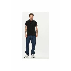 Tricou polo barbati M4510L-T2649 - Bumbac - XL INTL - Negru imagine