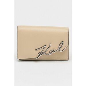 Portofel de piele cu logo metalizat imagine