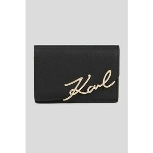 Portofel de piele cu logo metalizat imagine