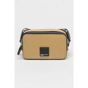 Geanta crossbody de piele ecologica cu bareta logo imagine