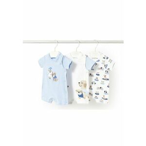 Set 3 salopete copii - multicolor - bumbac/elastan - imagine