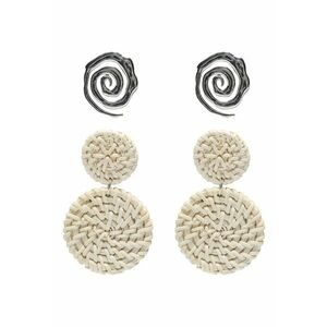 Cercei dama 15340107 - Sintetic - 0 EU - Argintiu imagine