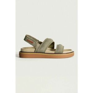 Sandale din piele intoarsa cu velcro imagine