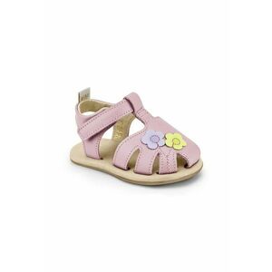 Sandale Fetite Afeto V Flowers Pink - piele - 1084157 imagine