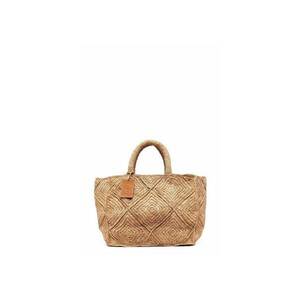 Geanta de mana rafie naturala - maro - ONE SIZE imagine