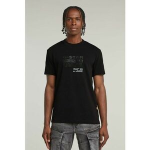 Tricou cu decolteu la baza gatului si imprimeu logo imagine