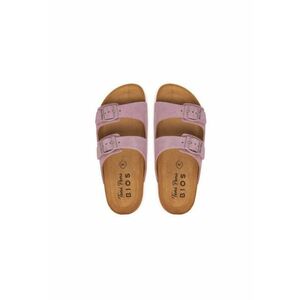 Slapi dama - GHANA-QT - Piele naturala - 36 EU - Maro imagine