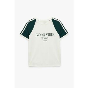 Tricou supradimensionat cu maneci raglan imagine