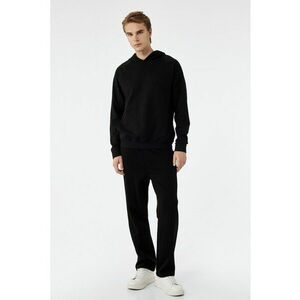 Hanorac din amestec de bumbac cu maneci cazute imagine