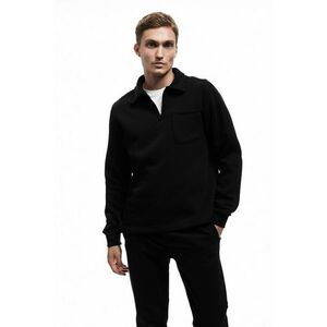 Bluza de trening cu guler ascutit imagine