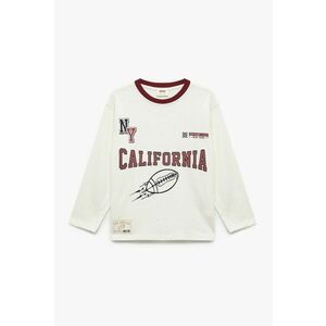 Bluza regular fit cu imprimeu text imagine