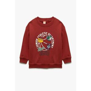 Bluza de trening cu aplicatii si imprimeu imagine