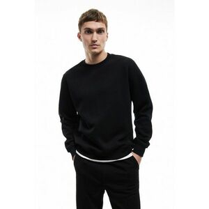 Bluza de trening cu decolteu la baza gatului si garnituri contrastante imagine