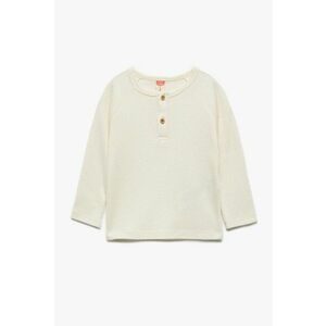 Bluza texturata cu maneci raglan imagine