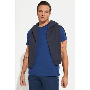 Tricou uni cu decolteu la baza gatului imagine