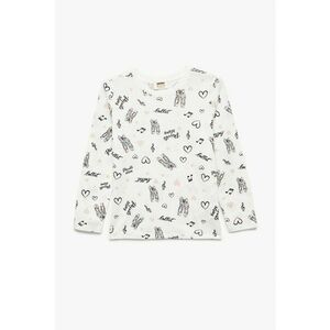 Bluza din bumbac cu model grafic imagine