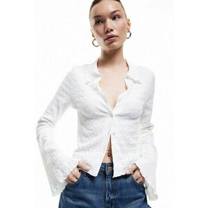 Camasa slim fit cu maneci clopot imagine