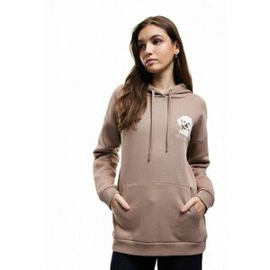 Hanorac cu imprimeu si buzunar kangaroo imagine