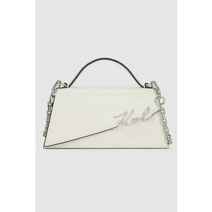 Geanta crossbody din piele Signature Slim imagine